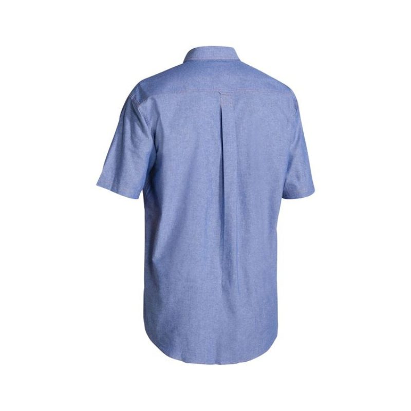 Bisley Short Sleeve Chambray Shirt B71407 - Image 2