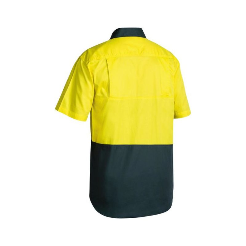 Bisley Cool Lightweight Hi Vis Shirt BS1895 - Image 6