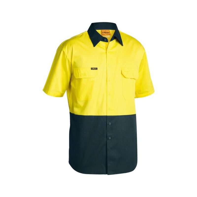 Bisley Cool Lightweight Hi Vis Shirt BS1895 - Image 5