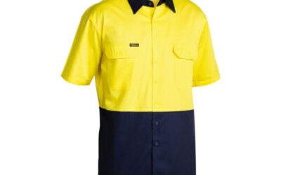 Bisley Cool Lightweight Hi Vis Shirt BS1895