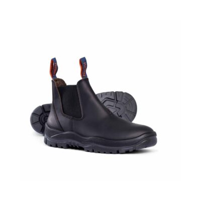Mongrel Black Elastic Sided Boot Non Safety 916020