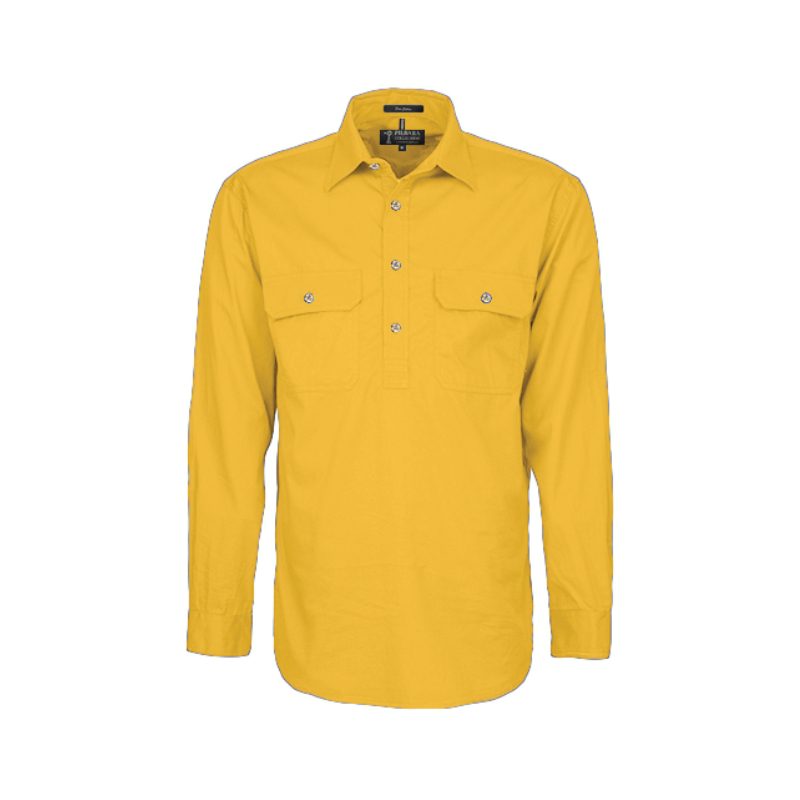 Ritemate Men’s Closed Front Pilbara Shirt RM200CF - Image 25