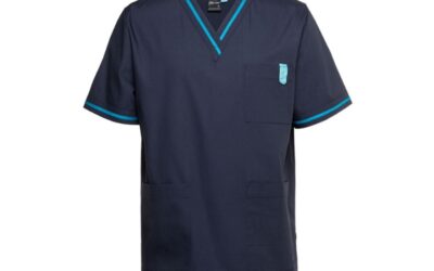 JBs Wear Contrast Scrub Top 4SCT