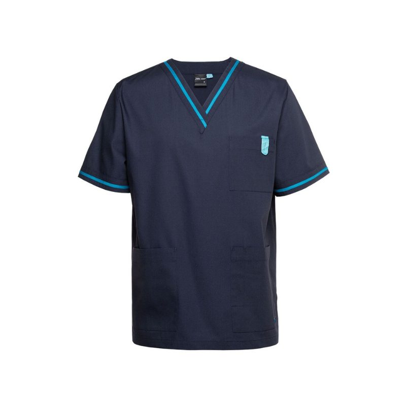 JBs Wear Contrast Scrub Top 4SCT