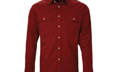 Ritemate Men’s Open Front Pilbara Shirt RM500BT