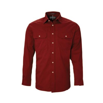 Ritemate Men's Open Front Pilbara Shirt RM500BT