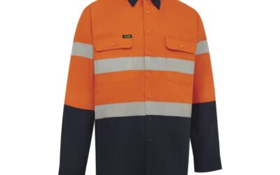 Workit Hi Vis Open Front Taped Shirt 2002