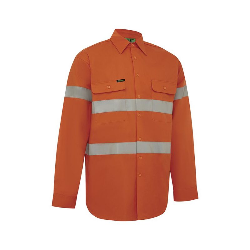 Workit Hi Vis Open Front Taped Shirt 2002 - Image 5