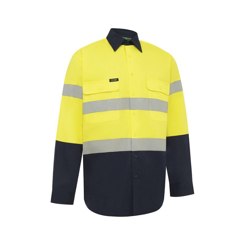Workit Hi Vis Open Front Taped Shirt 2002 - Image 3
