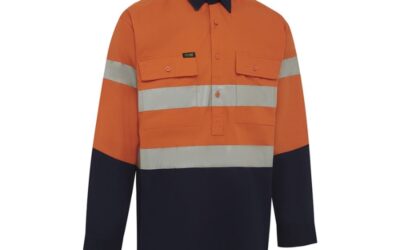 Workit Hi Vis CLosed Front Taped Shirt 2005