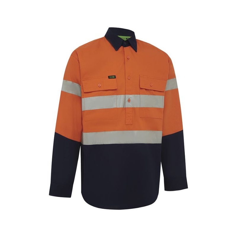 Workit Hi Vis CLosed Front Taped Shirt 2005