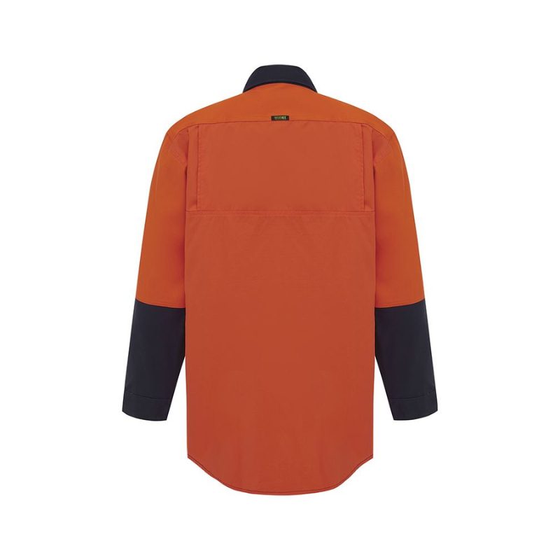 Workit Hi Vis Closed Front Dual Weight Welders Shirt 2027 - Image 2