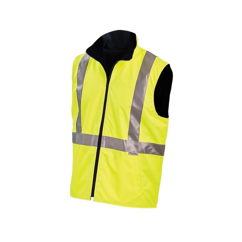 Workit Hi Vis Reversible Taped Vest 7501 - Image 4