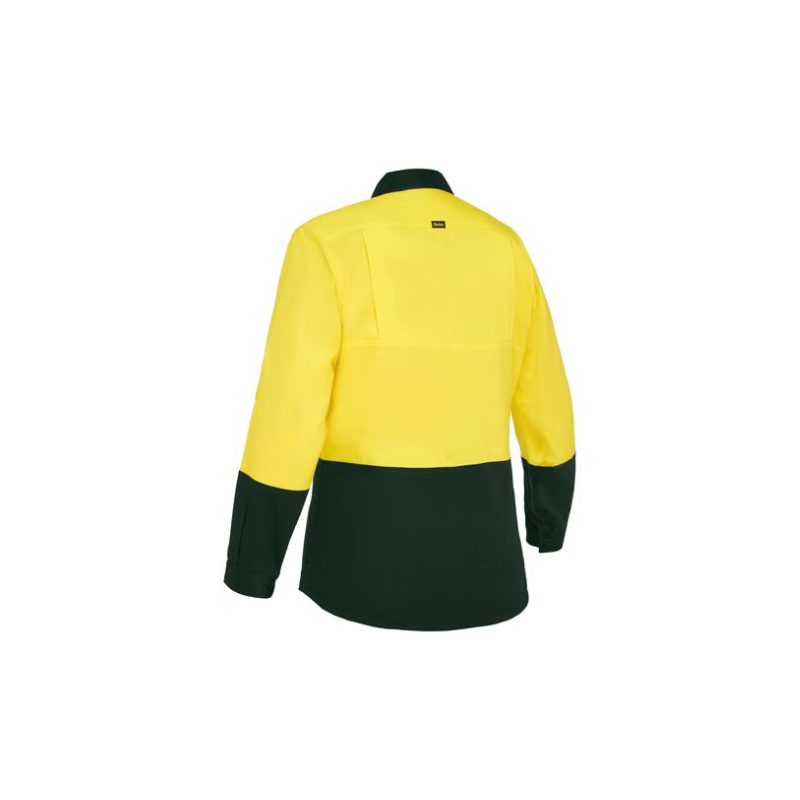 Bisley Ladies Cool Lightweight Hi Vis Drill Shirt BL6895 - Image 6