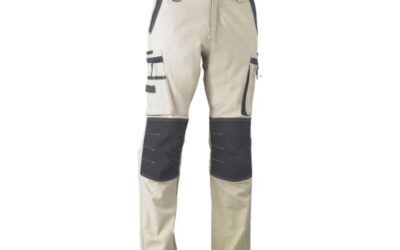Bisley Men Flex and Move Stretch Utility Zip Cargo Pant BPC6330