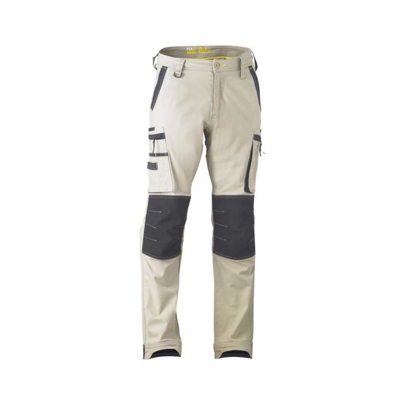 Bisley Men Flex and Move Stretch Utility Zip Cargo Pant BPC6330