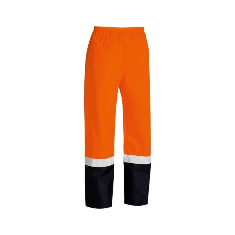 Bisley Hi Vis Taped Wet Weather Pants BP6965T - Image 3