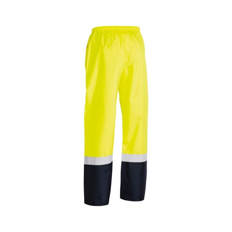 Bisley Hi Vis Taped Wet Weather Pants BP6965T - Image 2