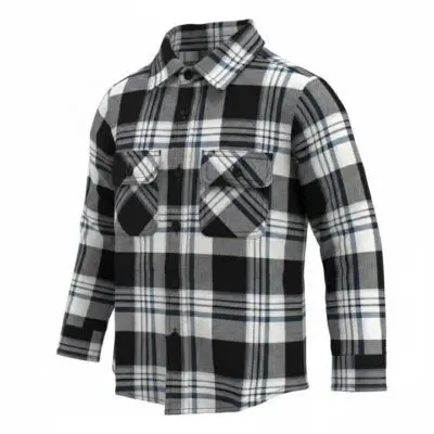 Ritemate Childrens Open Front Flannelette Shirt RM123KOF